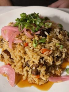 Pork fried rice from Limewater Bistro